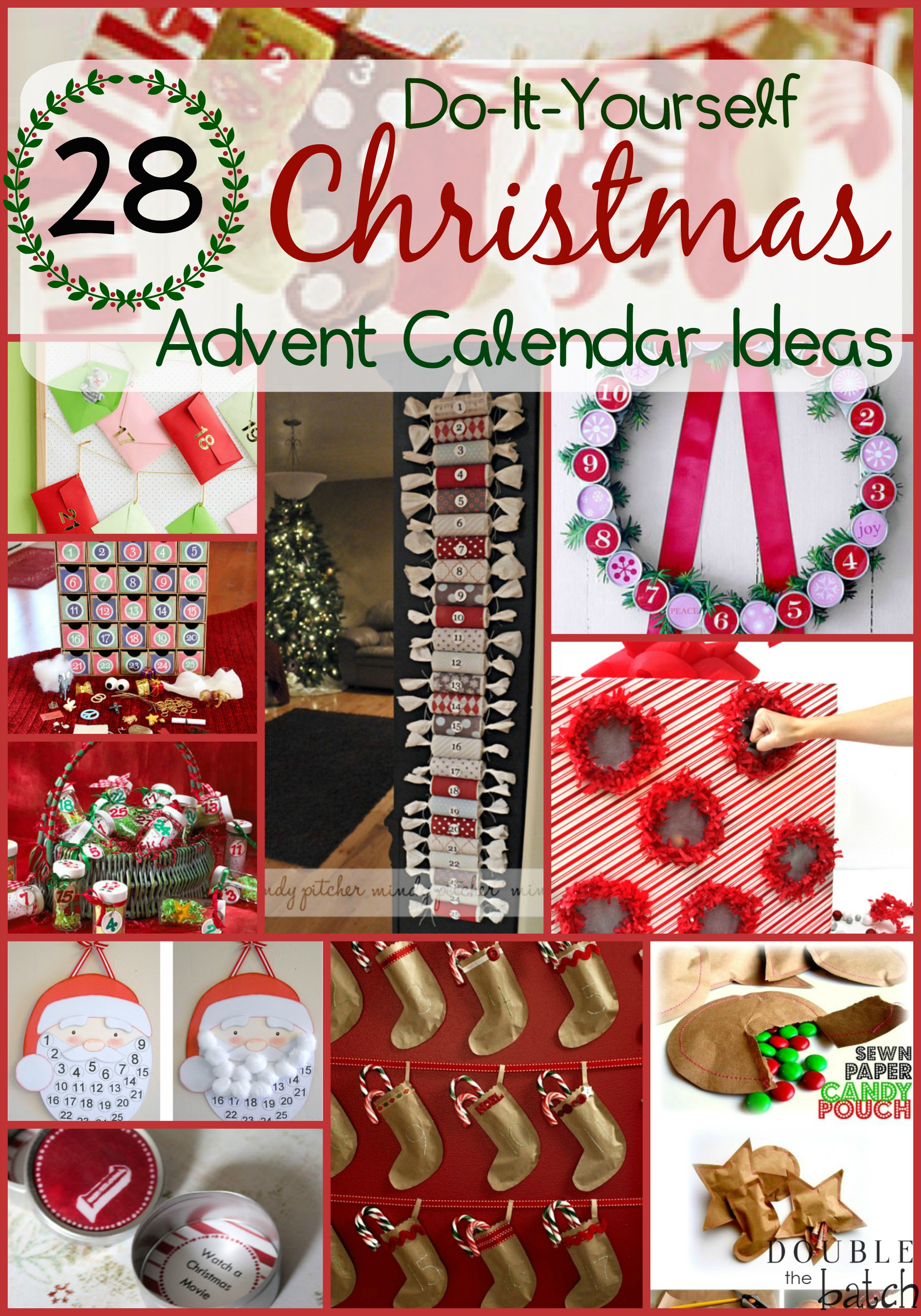DIY Christmas Advent Calendar Ideas